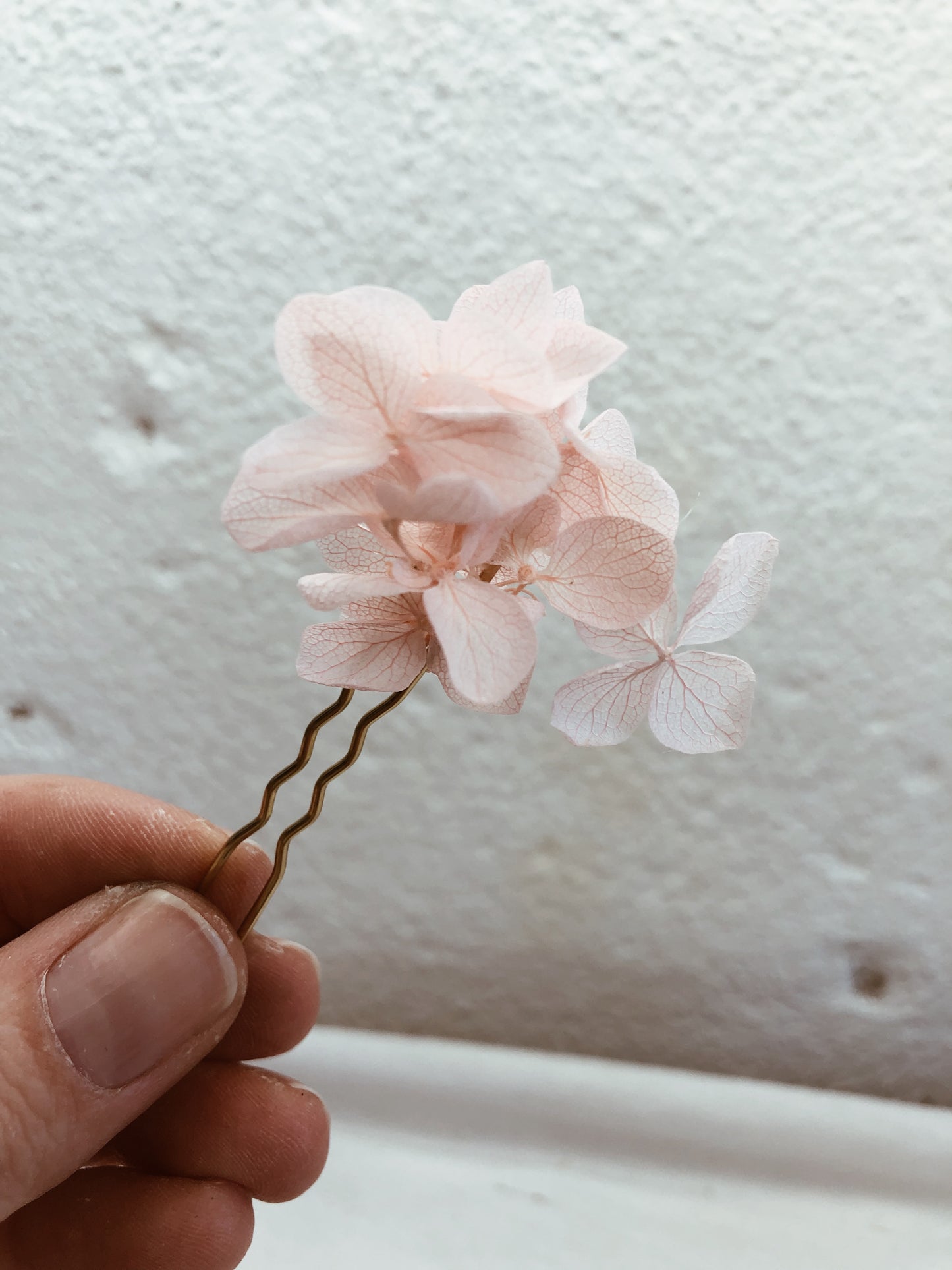 Haarnadeln aus echten getrockenten Blumen